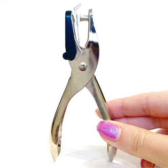 Wooden Stamps and Design Scissors Hole Punch Set Owl Camera Bird School Teacher - Picture 9 of 10